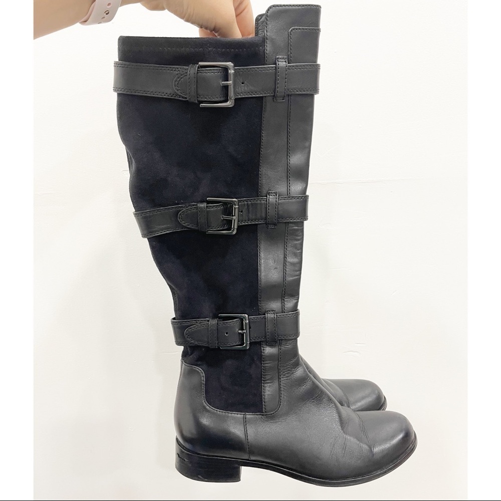 Cole Haan Air Avalon Triple-Buckle Leather Boot 7